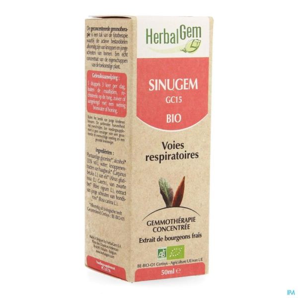 Herbalgem Sinugem Voies Resp Bio 50 Ml