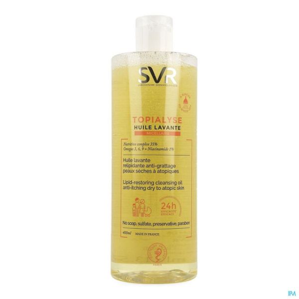 SVR Topialyse Huile Lavante Micellaire 400ml