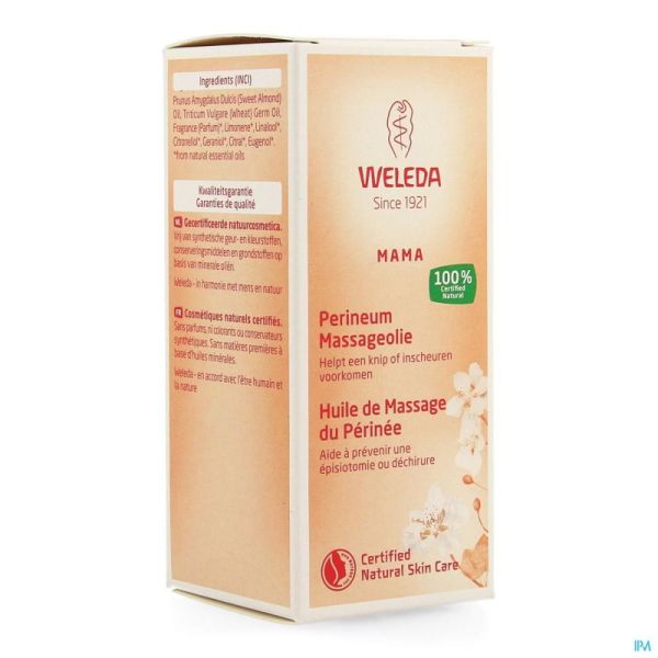 Weleda Huile Massage Perinee 50 Ml