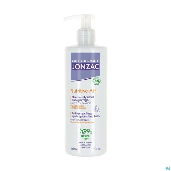 Jonzac Nutritive Ap+ Baume Relipidant N/parf 400ml