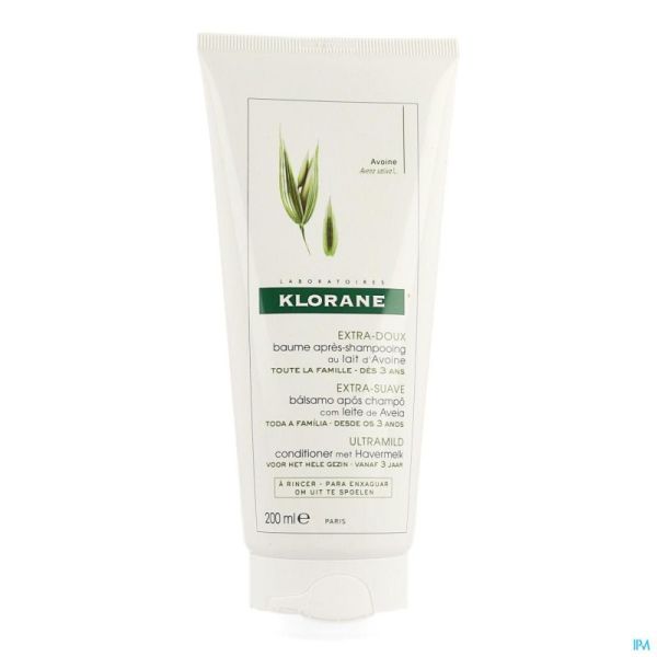 Klorane Baume Après-Shampooing Avoine Tube 200ml