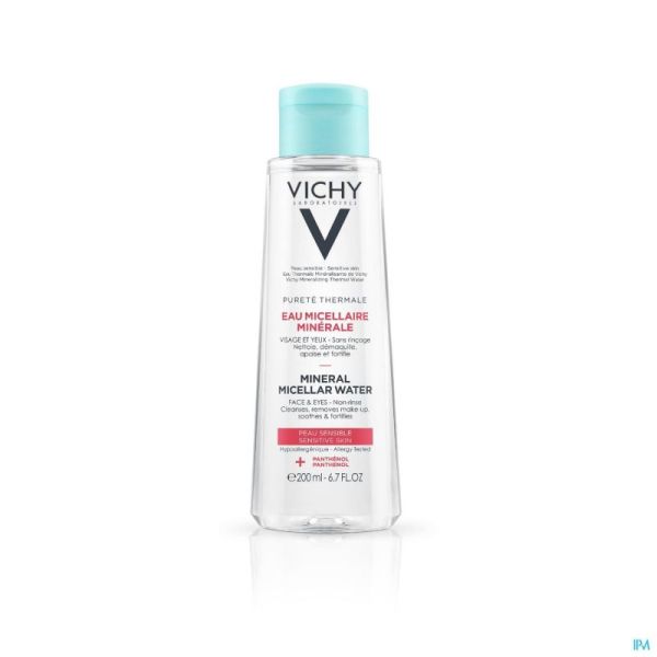 Vichy Pureté Thermale Eau Micellaire Peau Sensible 200ml