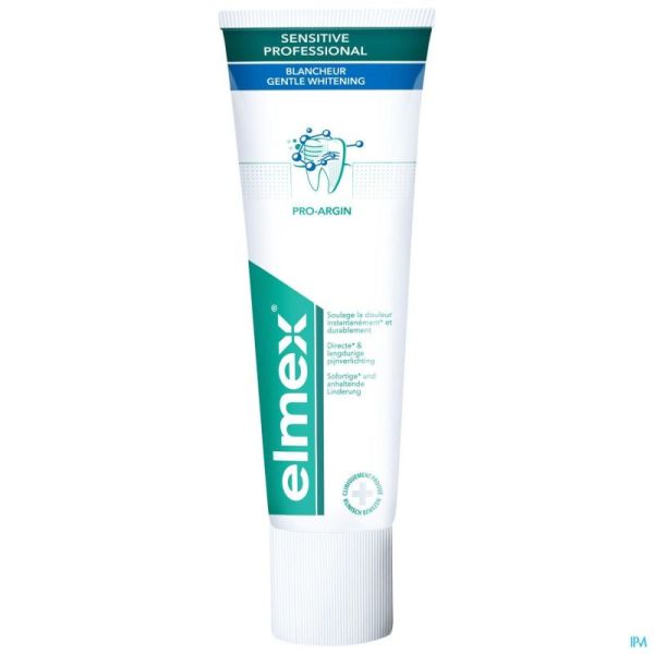 Dentifrice Elmex® Sensitive Professional Blancheur Tube 2x75ml -1.50€