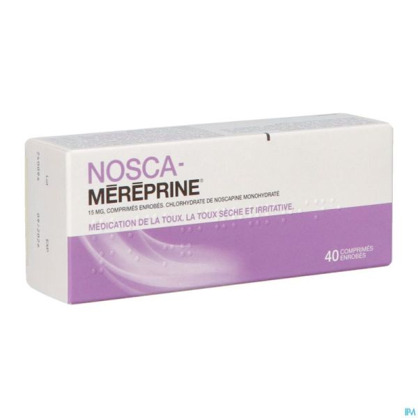 Nosca Mereprine 15mg Comp Enrobes 40