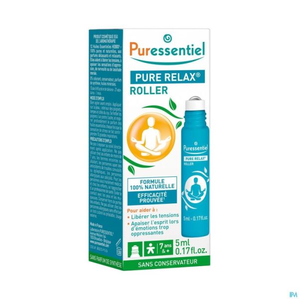 Puressentiel Pure Relax Stress Roller 12 Huiles Essentielles 5 Ml