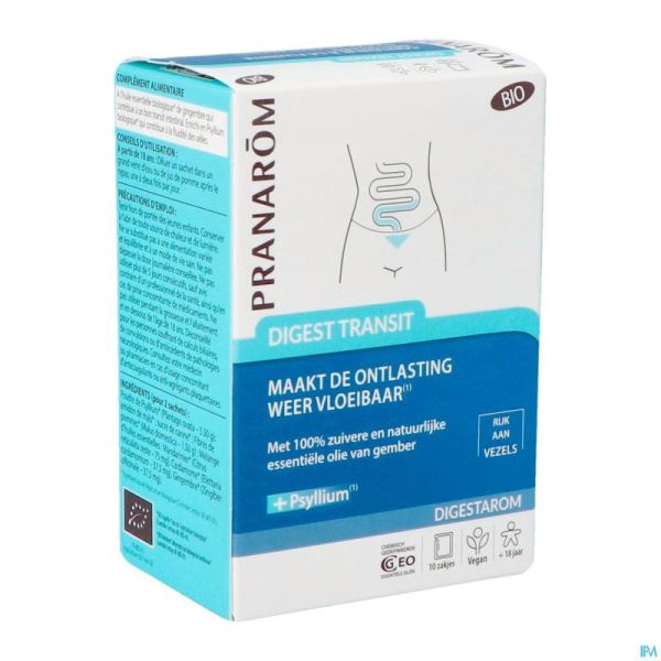 Digestarom Digest Transit Sachets 10x6g Pranarom