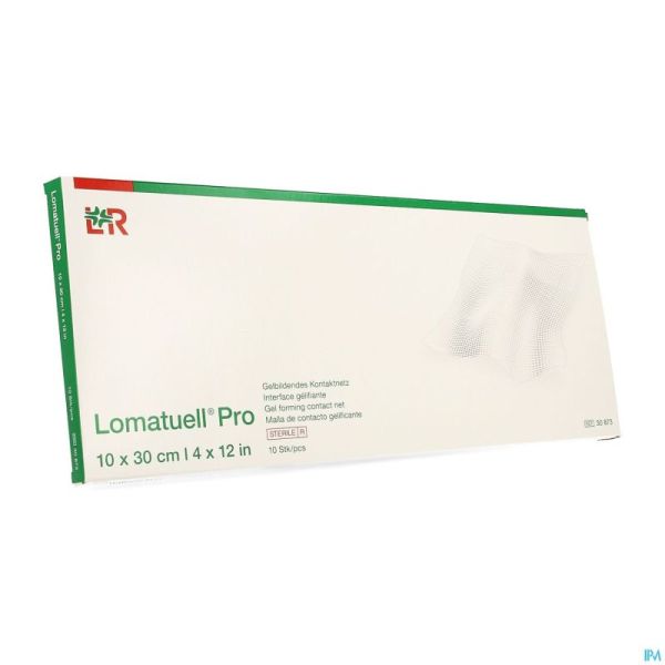 Lomatuell Pro Compresse Ster 10x30cm 10 30873