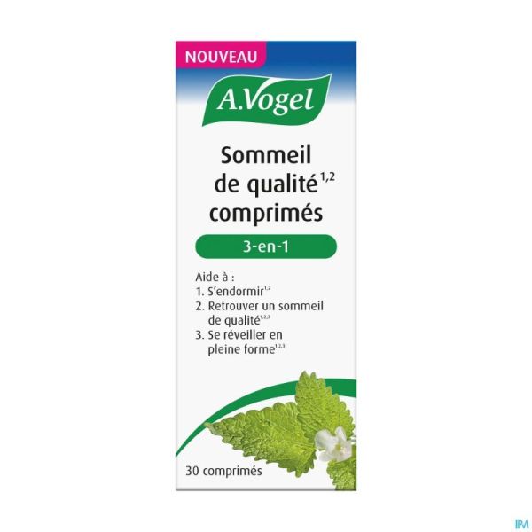 A.vogel Sommeil Qualite 3en1 Comp 30