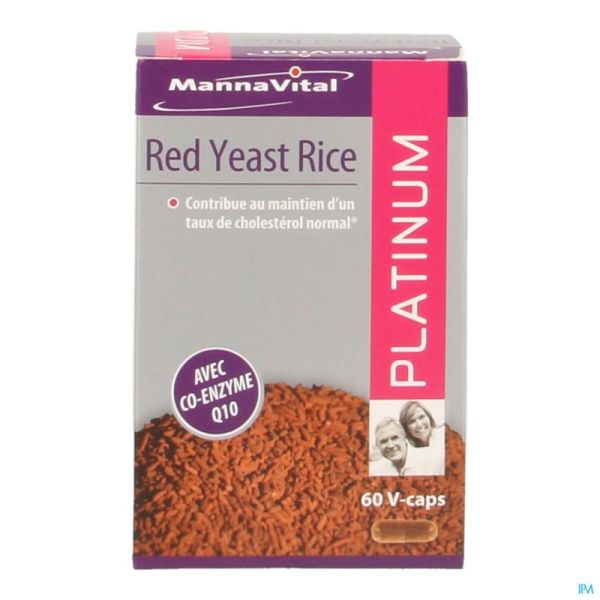 Mannavital Red Yeast Rice Platinum 60 Ca