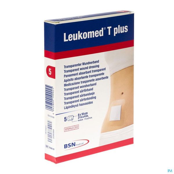 Leukomed T Plus Ster 8x10cm 72382-07 5 P