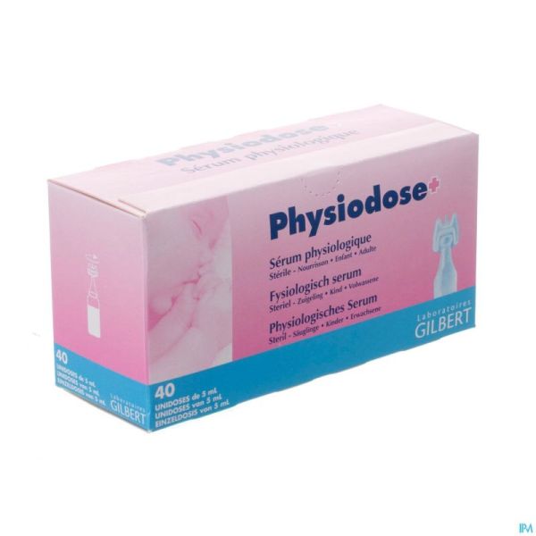 Physiodose Sérum Physiologique Stérile 40x5ml