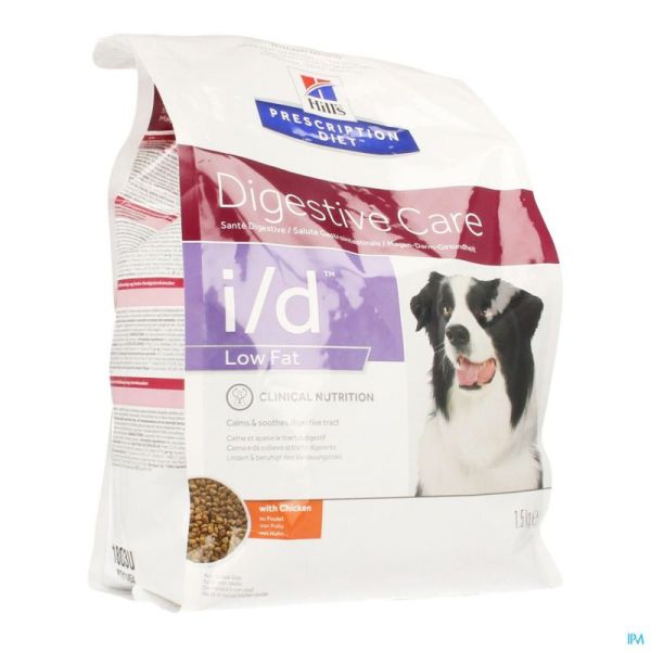 Hills I D Canine Chien Presc Low Fat 180