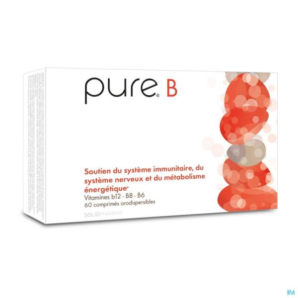 Pure B Solid Pharma 60 Comprimés Sublingual